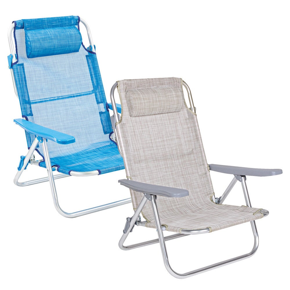 SPIAGGINA CON BRACCIOLI 'GABICCE' telo grigio - cod.6128832