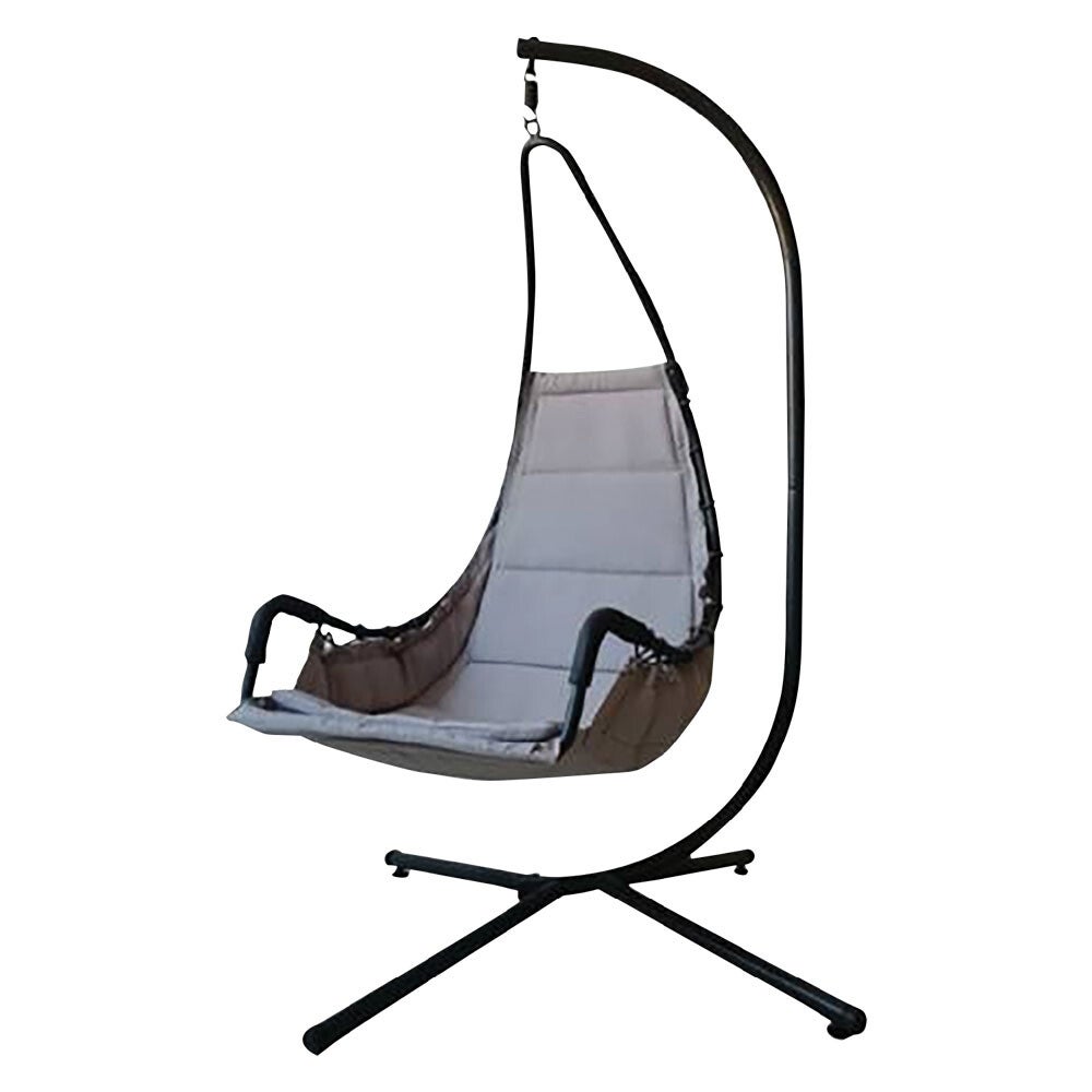 DONDOLO 'ASN' monoposto - cuscino beige/marrone - cod.6130269