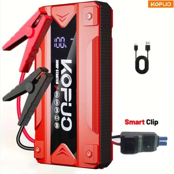 Kalandula Steel 4000A Car Jump Starter (9.0L Gas/8.0L Diesel) Portable Device