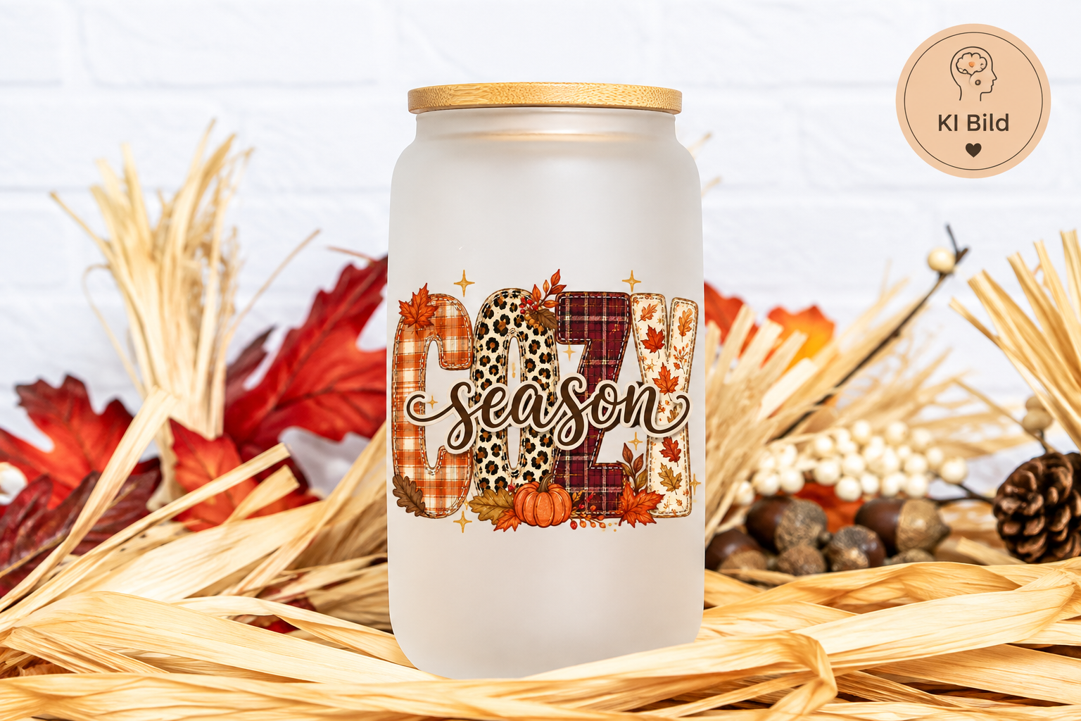 Trinkglas 470 ml / 16 oz 🍂🤎 Cozy Season
