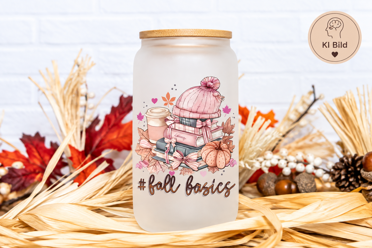 Trinkglas 470 ml / 16 oz 🍂🤎📚 #fall Basics