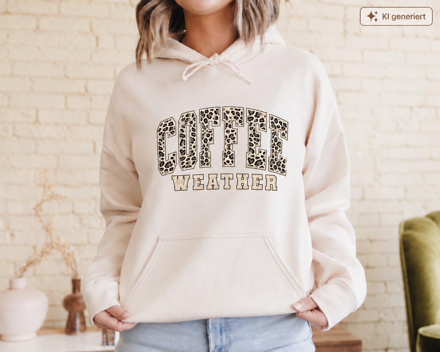 Hoodie Coffee Weather Leo 🐆☕🍂🤎