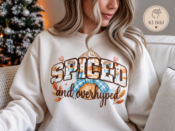 Sweater Spiced & overhyped ☕🍂🤎