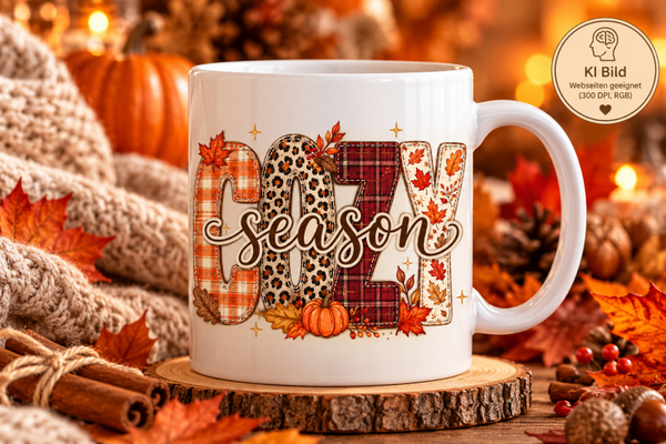 Tasse 330 ml Cozy Season  🍂☕🤎