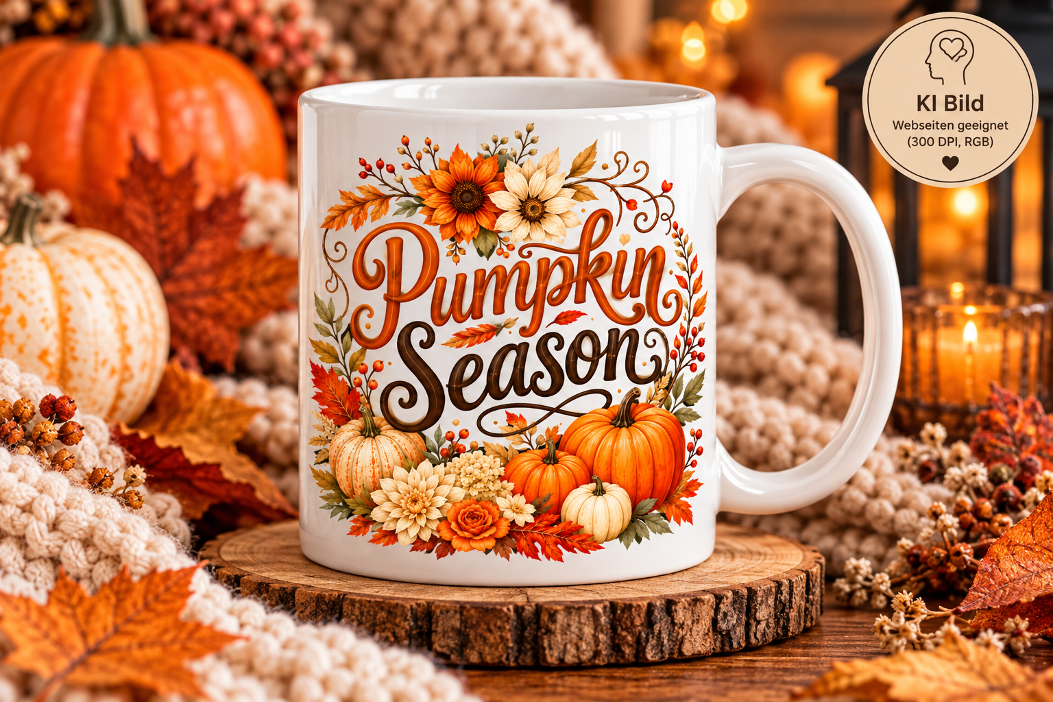 Tasse 330 ml  Pumpkin Season 🎃🍂☕🧡