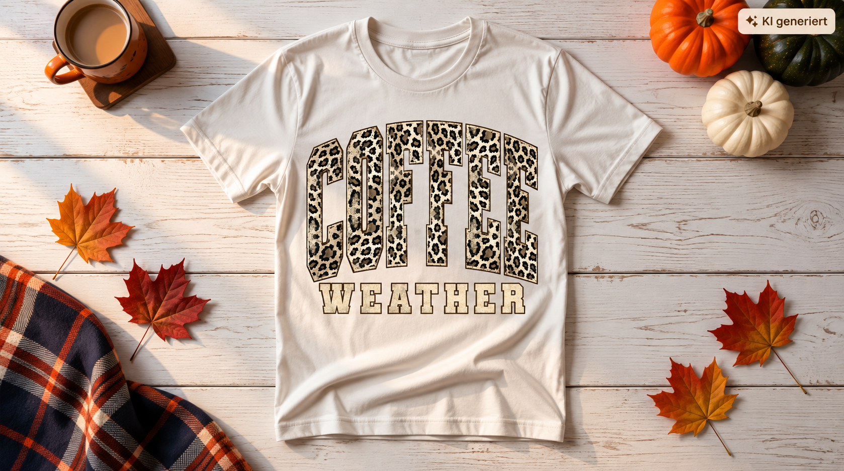 Tshirt Coffee Weather Leo 🐆☕🤎