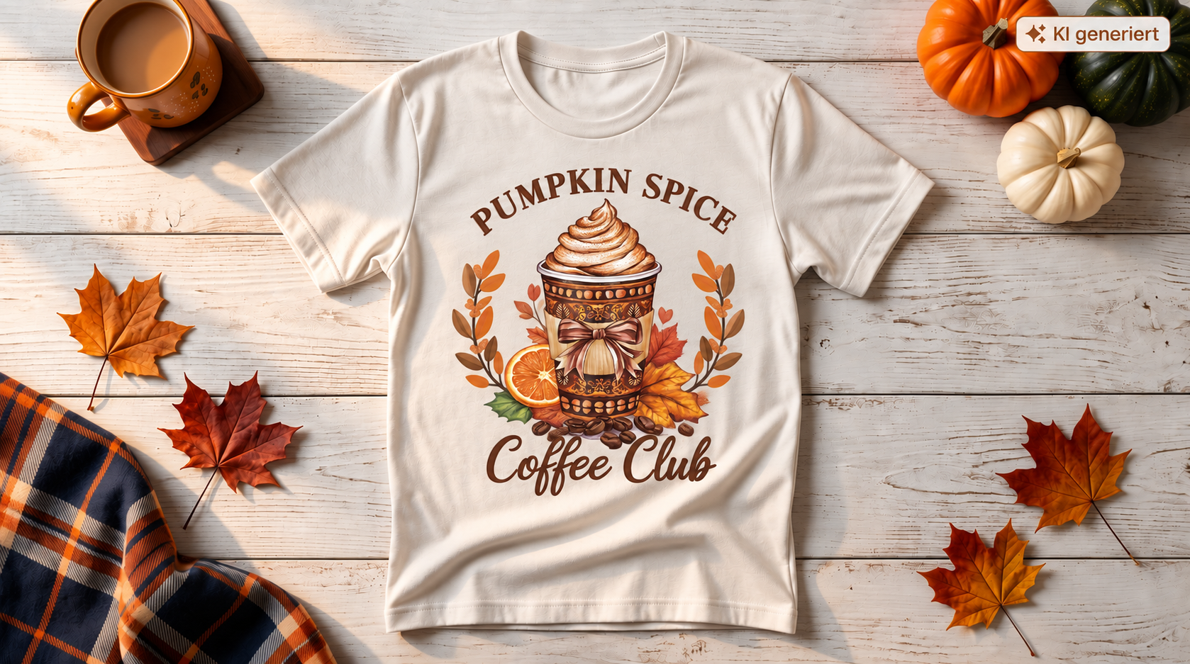 Tshirt Pumpkin Spice Coffee Club 🎃☕🤎