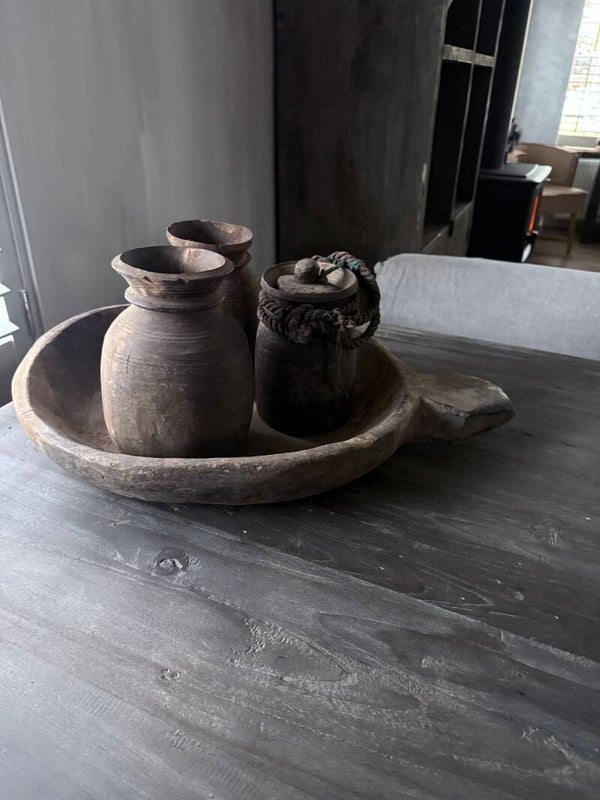 Houten trog - Aura Peeperkorn