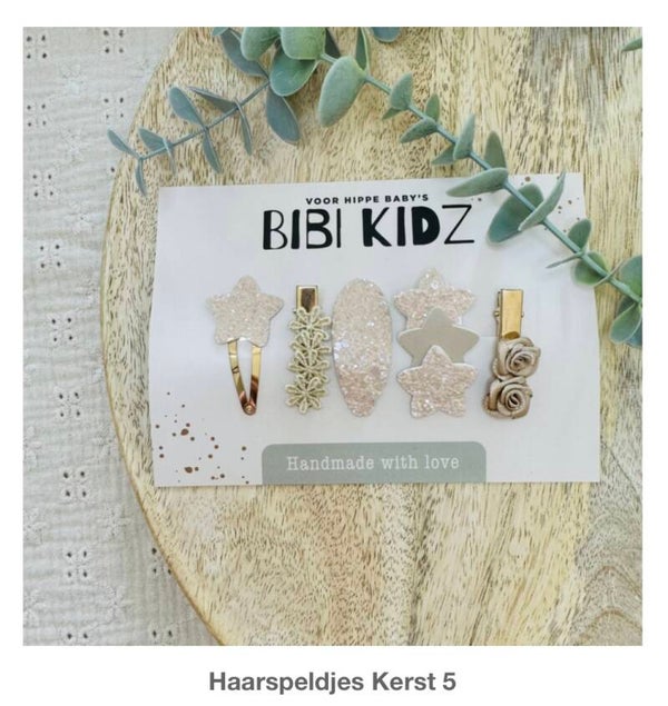 Haarknipjes set Kerst