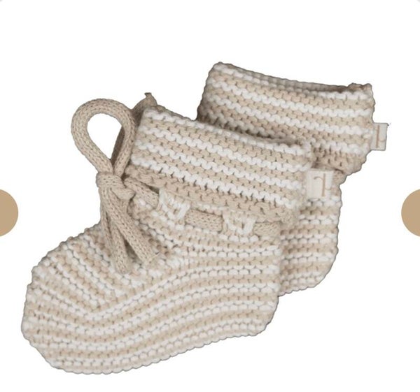 Liefiess Slofjes stripe gebreid