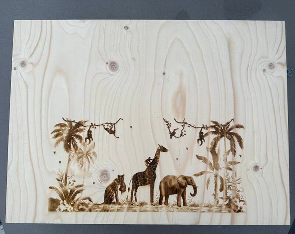 Speelbak met deksel - Jungle