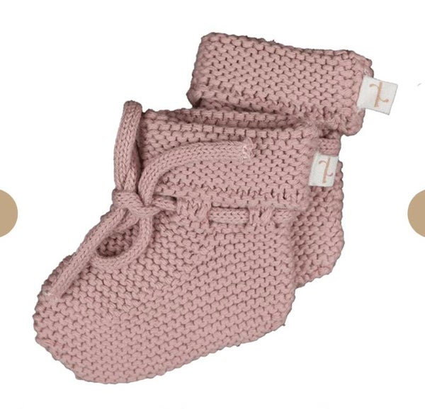 Liefiess Slofjes Roze gebreid