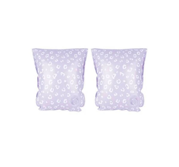 Swim essentials zwembandjes Lila Leopard