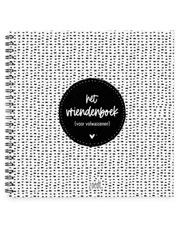 Vriendenboekje voor volwassenen - Zoedt