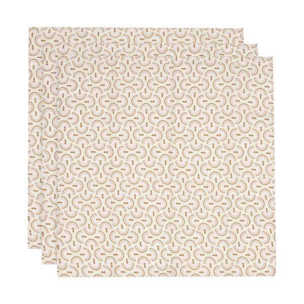 Jollein Soft Plumes Hydrofiele Doeken - 3 Stuks - 70 x 70 cm