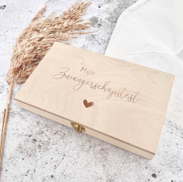 Bewaarkistje Zwangerschapstest