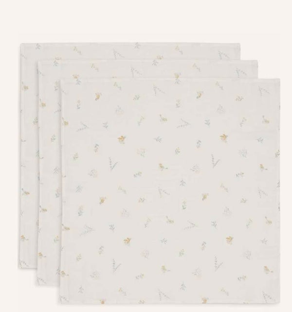 Hydrofiele Doek Small 70x70cm - Lovely Birds - 3 Stuks