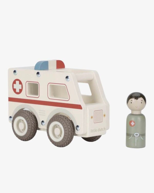 Little Dutch Houten ambulance