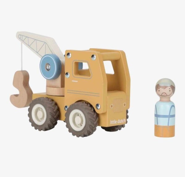 Little Dutch Houten hijskraan