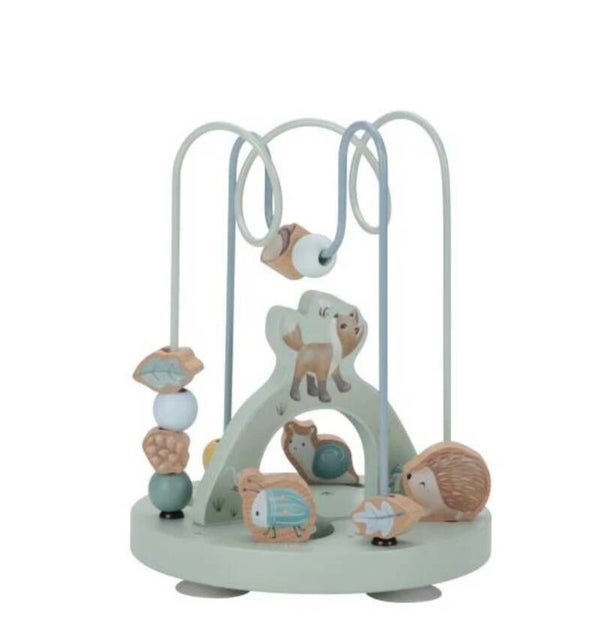 Little Dutch Activiteiten spiraal - Blauw - Forest Friends