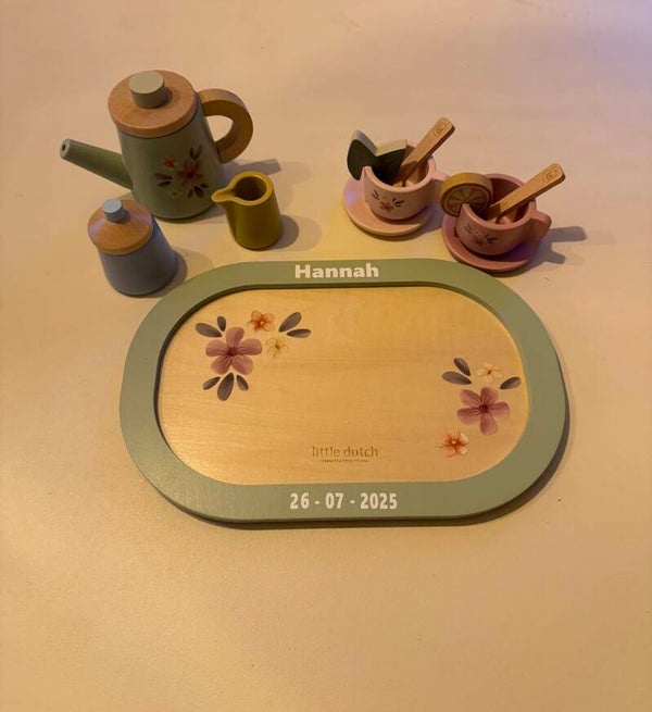 Little Dutch theeservies | gepersonaliseerd