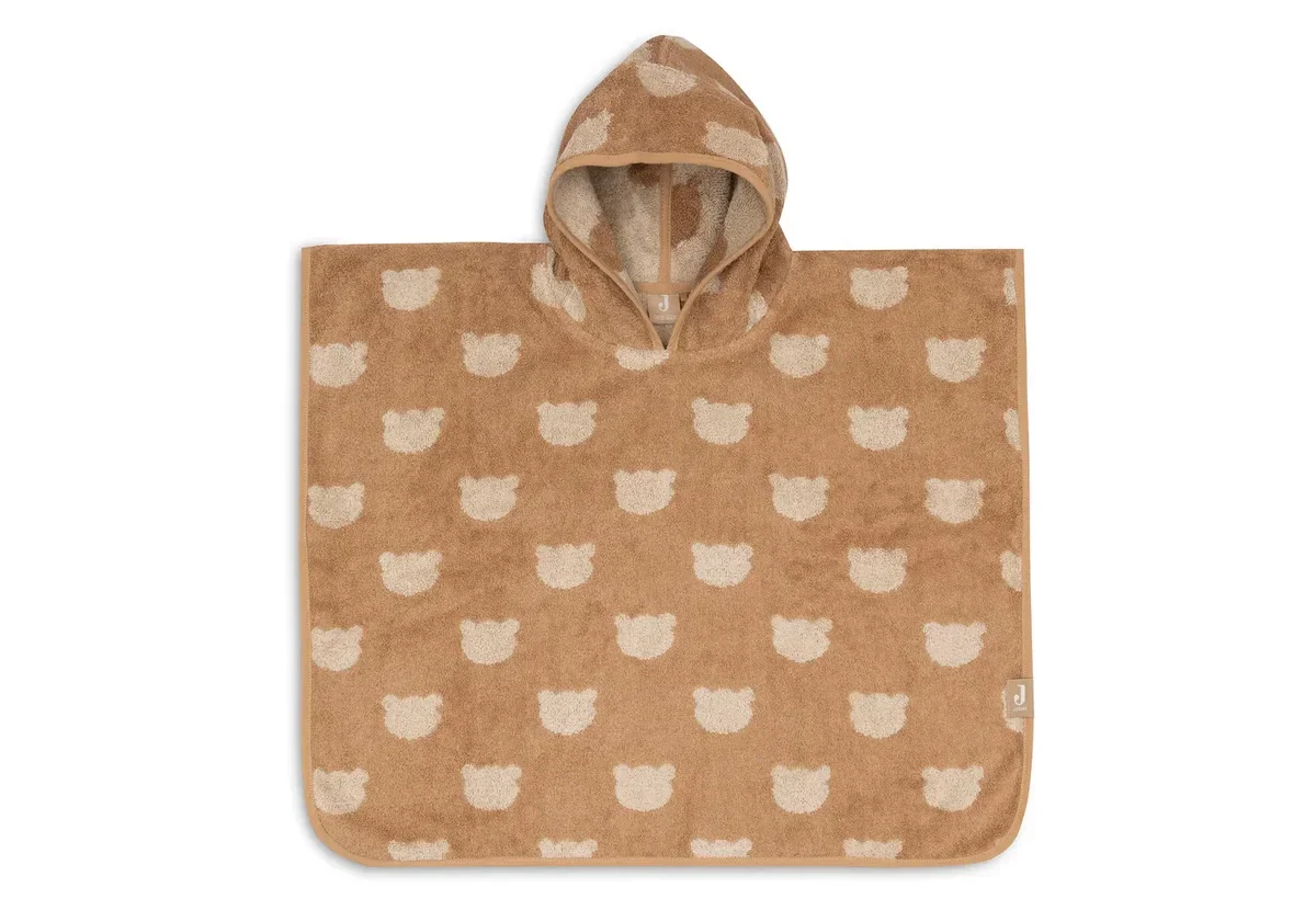 Jollein Badponcho Badstof - Jacquard Teddy bear