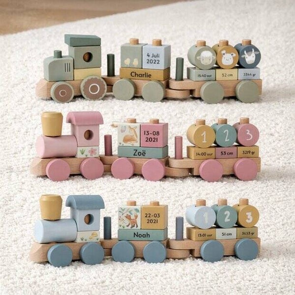 Little Dutch trein | 3 varianten | gepersonaliseerd