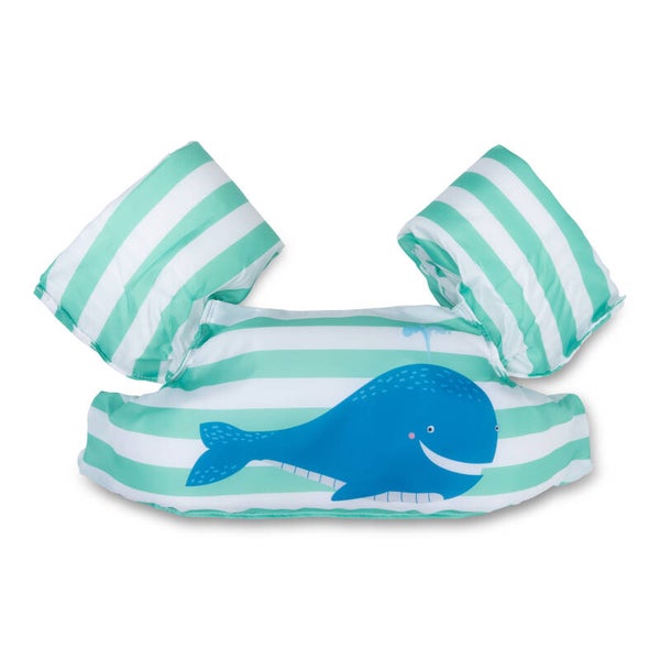 Swim Essentials Whaley | Groen/Blauwe Puddle Jumper 2-6 jaar