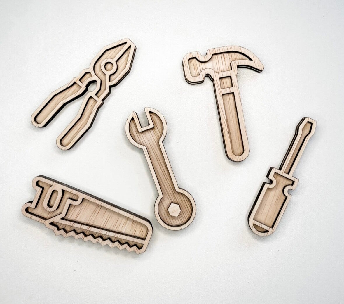 Houten stempel set Gereedschap
