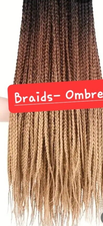 OMBRE box Braids