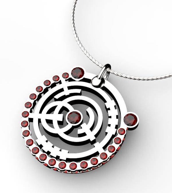 COL 0173 Colgante en plata 950 o alpaca