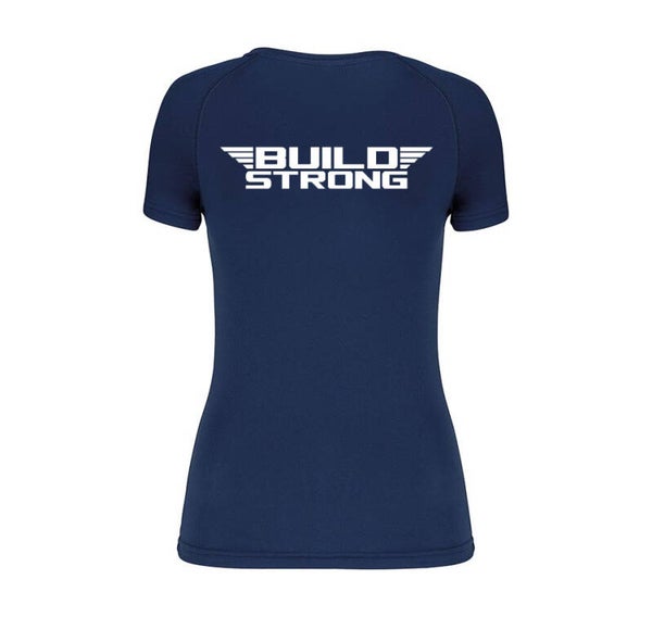 Build Strong Sport T-shirt Dames