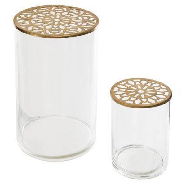 Duo Vaas Black of Gold - 25 cm/15cm