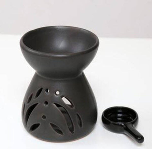 Zwarte brander met houder