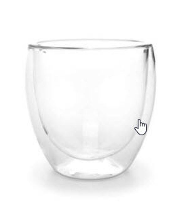 ONA ‘VIENNA’ dubbelwandig thermic glas 0.26l – SET VAN 2
