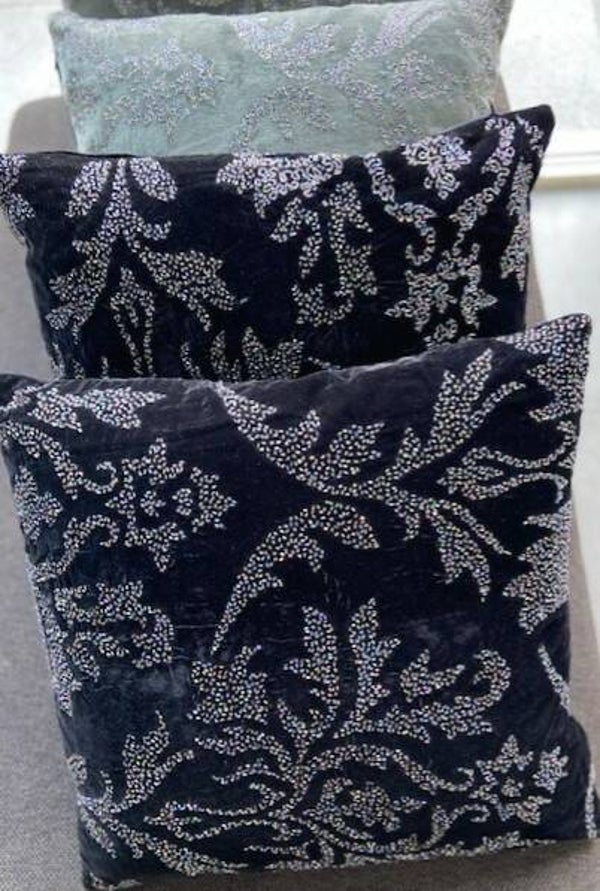 Sierkussens Black Strass 45x45cm