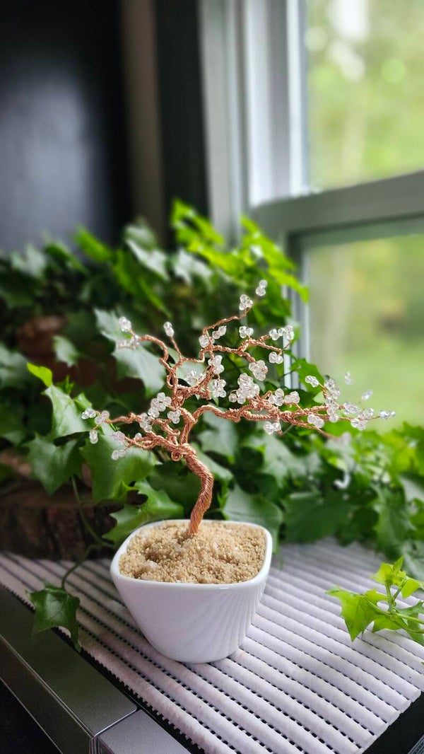 Copper with crystals