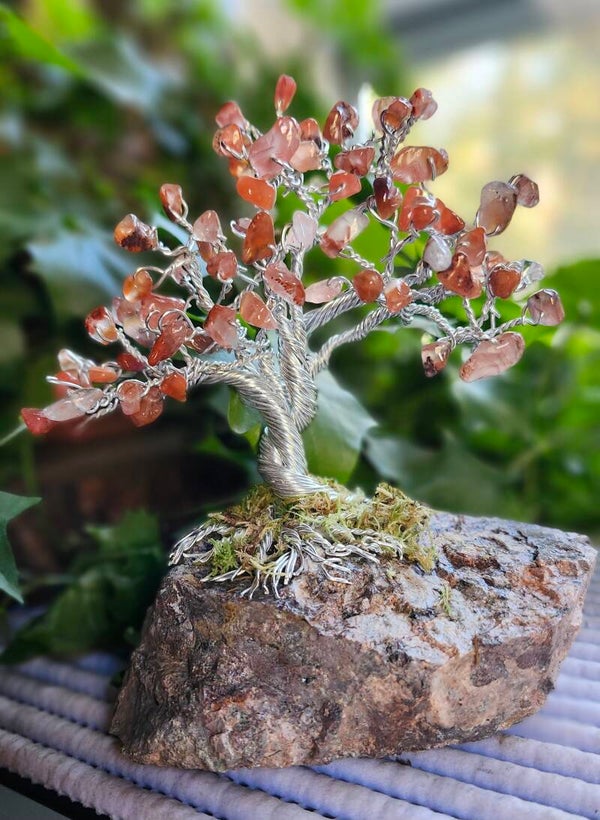 Handcrafted Wire Tree Sculpture