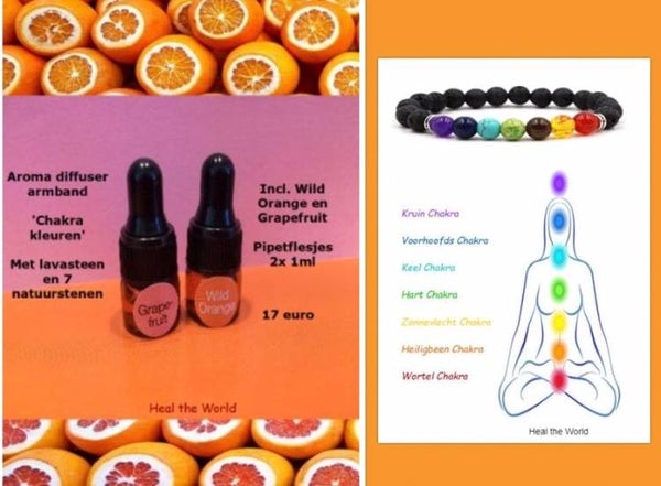Diffuser armband 'Chakra'
