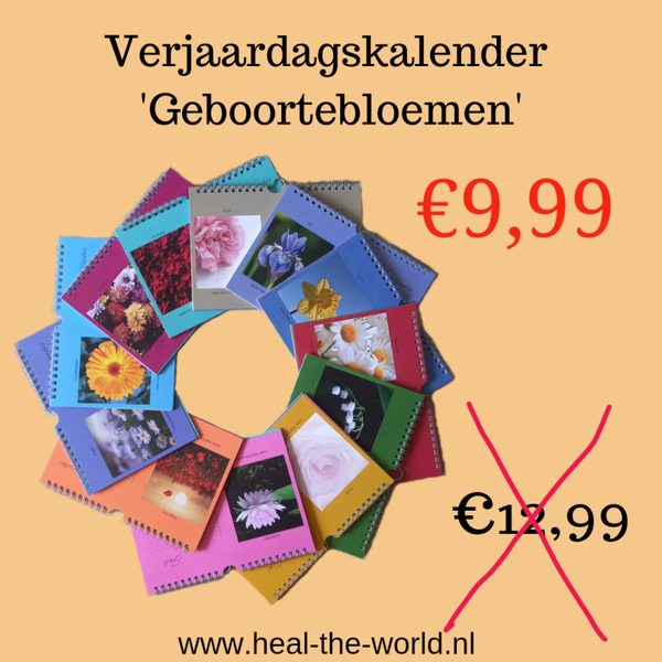 Verjaardags kalender Geboortebloemen