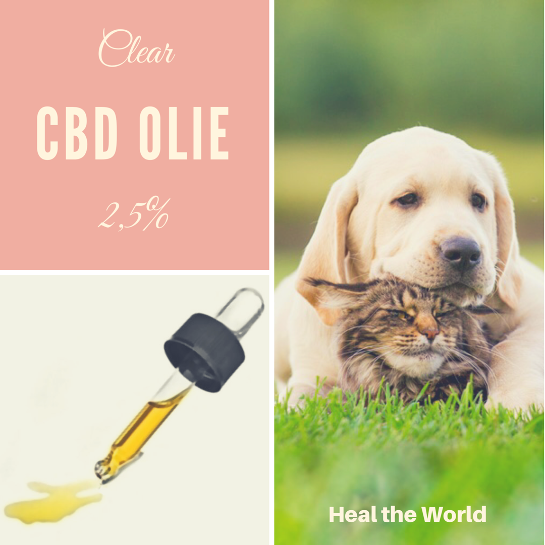 CBD olie 10ml 2,5% huisdieren