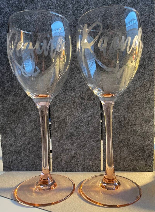 Glas/ Acryl gravur