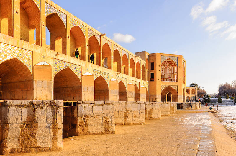 Famous bridges Esfahan