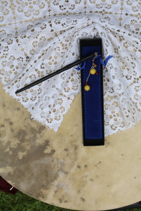 Hairpin – Jade & Agate Elegance