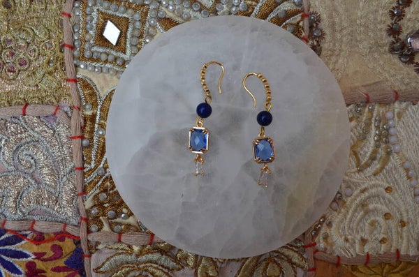 Deep Blue Earrings