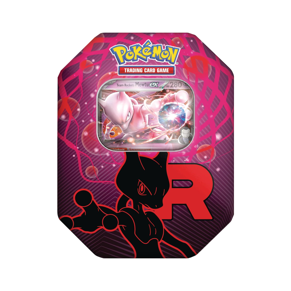 Team Rocket's Mewtwo ex Tin [DEU / ENG]
