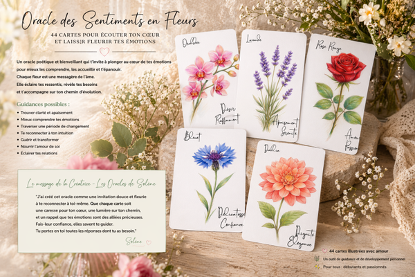 Oracle des Sentiments en Fleurs