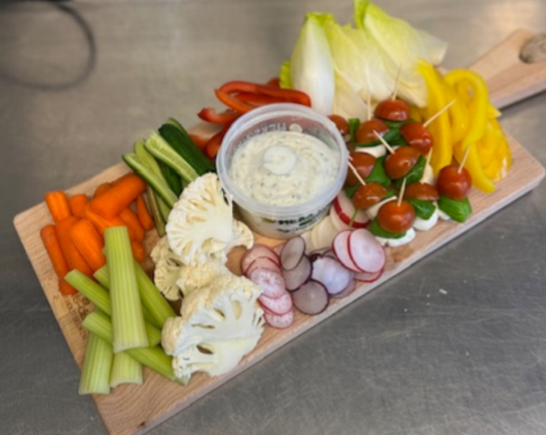 Groenten borrelplank 4,95 per persoon
