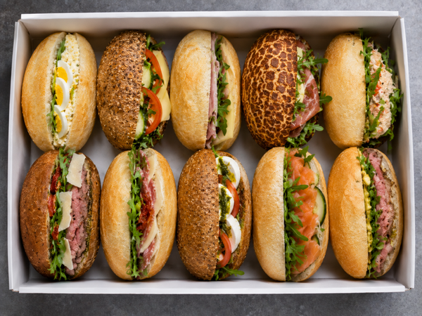 Luxe lunchbox 10 broodjes