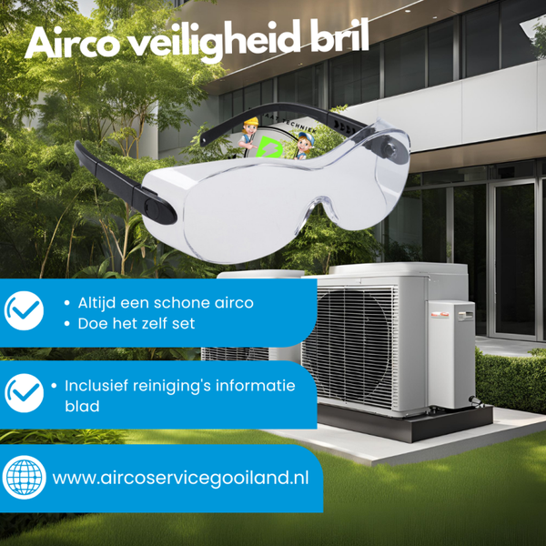 Veiligheid bril airco service gooiland